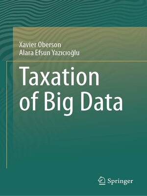 cover image of Taxation of Big Data